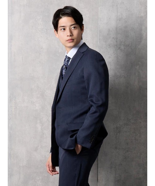 セール】【上下洗える】スリーピーススーツ ウインドペン【クラシコ