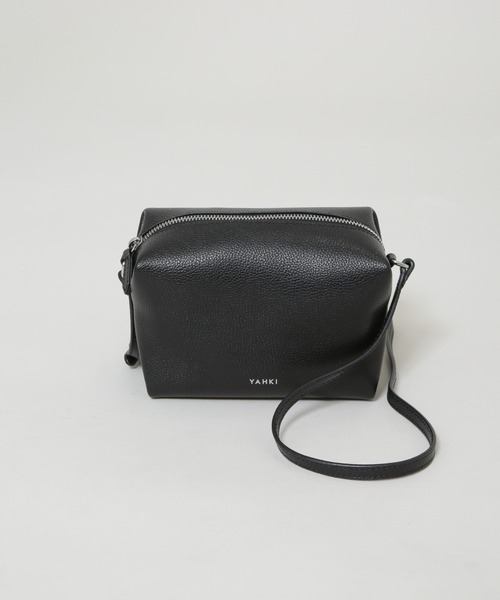 YAHKI（ヤーキ）の「YAHKI/SHRINK SOFT W FACE ショルダーバッグ（ショルダーバッグ・レディース・グレー/ブラック・FREE）」の2枚目の写真