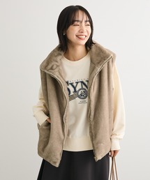 Green Parks | スタンドカラーZIPファーベスト(ベスト)