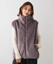 BCBG MAXAZRIA ラクーン　ファーベスト　グレー　Mサイズ 114024_db01.jpg?20250930063206