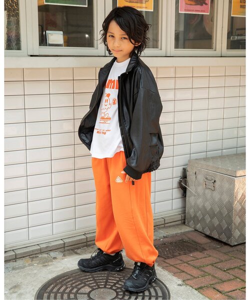 BREEZE（ブリーズ）の「【ジュニア対応】B NEW JACK エコレザーブルゾン（ブルゾン・キッズ・ブラック・100/120/140）」の6枚目の写真