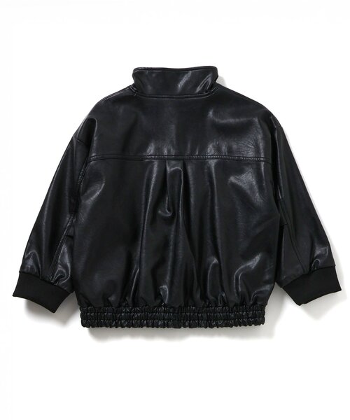 BREEZE（ブリーズ）の「【ジュニア対応】B NEW JACK エコレザーブルゾン（ブルゾン・キッズ・ブラック・100/120/140）」の3枚目の写真
