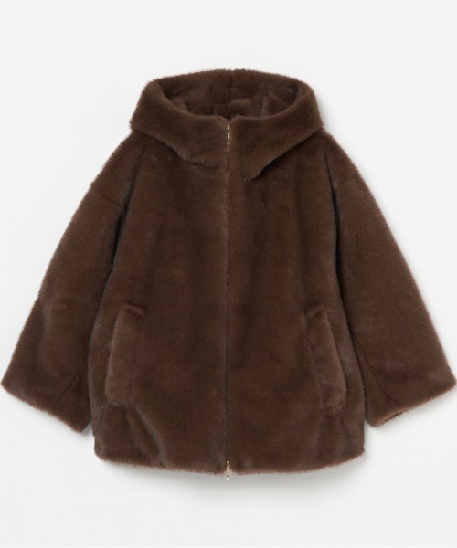 セール】MINK ECO FUR HOODIE BLOUSON（ブルゾン）｜HELIOPOLE（エリオ