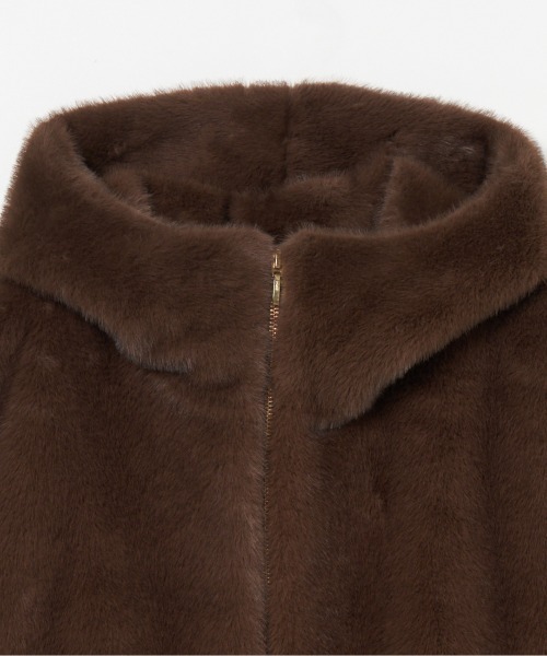 セール】MINK ECO FUR HOODIE BLOUSON（ブルゾン）｜HELIOPOLE（エリオ