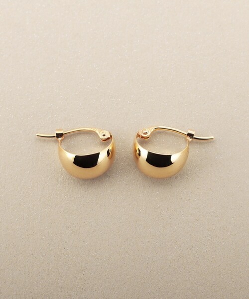K10月甲 フープピアス 小（ピアス（両耳用））｜COCOSHNIK（ココシュ