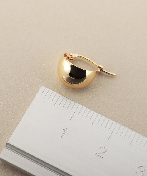 K10月甲 フープピアス 小（ピアス（両耳用））｜COCOSHNIK（ココシュ