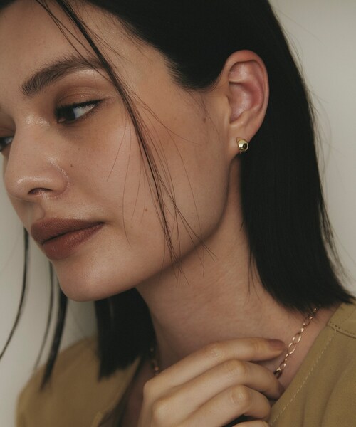 K10月甲 フープピアス 小（ピアス（両耳用））｜COCOSHNIK（ココシュ