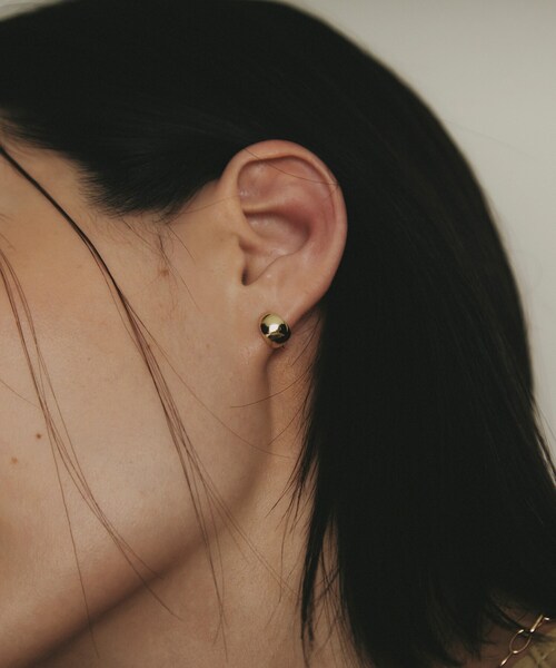 K10月甲 フープピアス 小（ピアス（両耳用））｜COCOSHNIK（ココシュ