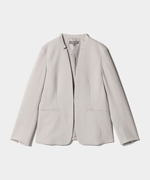 A DAY IN THE LIFE UNITED ARROWS | メランジサージ デザインラペル ジャケット ‐ウォッシャブル・セットアップ対応‐ ＜A DAY IN THE LIFE＞(テーラードジャケット)