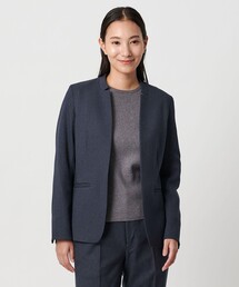 A DAY IN THE LIFE UNITED ARROWS（アデイインザライフユナイテッドアローズ）の「メランジサージ デザインラペル ジャケット ‐ウォッシャブル・セットアップ対応‐ ＜A DAY IN THE LIFE＞（テーラードジャケット）」