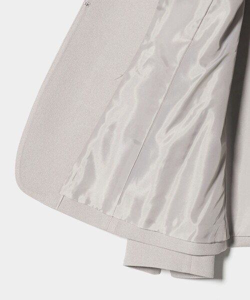 A DAY IN THE LIFE UNITED ARROWS(アデイインザライフユナイテッドアローズ)の「メランジサージ デザインラペル ジャケット ‐ウォッシャブル・セットアップ対応‐ <A DAY IN THE LIFE>(テーラードジャケット・レディース・ネイビー/ナチュラル/グレー系・36/40/38)」の22枚目の写真