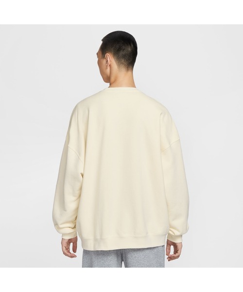 NIKE(ナイキ)の「ナイキ NIKE ナイキ クラブ FT OS L/S クルー GCEL(スウェット・メンズ・オフホワイト/ブラウン・S/M/L/LL/3L)」の7枚目の写真