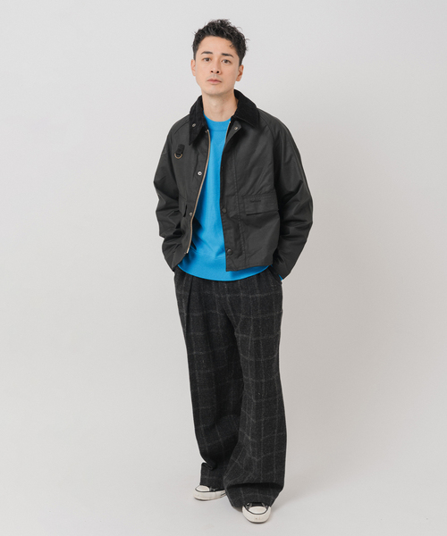 Barbour(バブアー)の「Barbour (バブアー) Spey/スペイ Wax Jacket MWX1212(その他アウター・メンズ・ブラック/カーキ・LARGE/MEDIUM/SMALL)」の3枚目の写真
