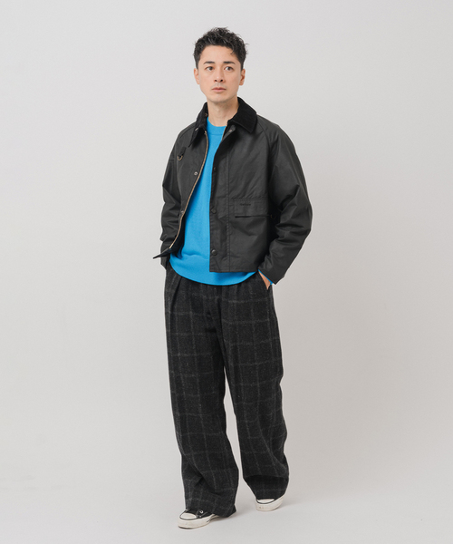 Barbour(バブアー)の「Barbour (バブアー) Spey/スペイ Wax Jacket MWX1212(その他アウター・メンズ・ブラック/カーキ・LARGE/MEDIUM/SMALL)」の4枚目の写真