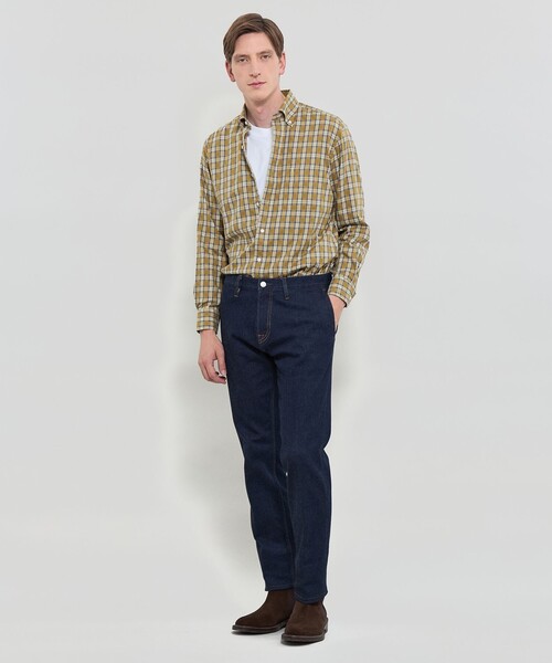MACKINTOSH LONDON(マッキントッシュ ロンドン)の「コットンカシミヤチェックボタンダウンシャツ(シャツ/ブラウス・メンズ・イエロー系その他4/グリーン系その他5・L/M/XL)」の14枚目の写真