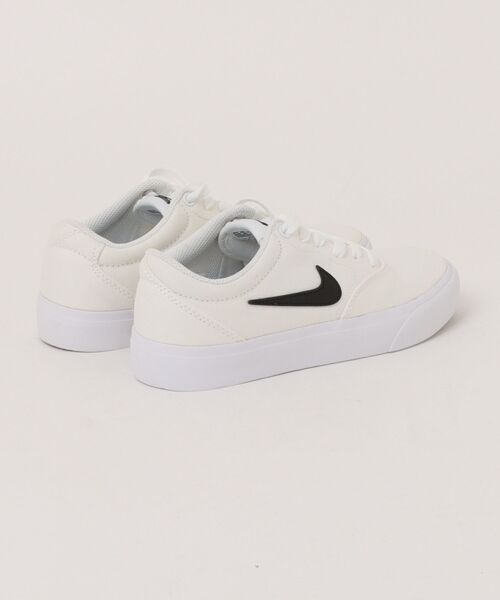 NIKE（ナイキ）の「《NIKE》Charge Canvas（スニーカー・レディース・ブラック/アイボリー/ホワイト・23.0cm/23.5cm/24.0cm/24.5cm/25.0cm/22.5cm）」の4枚目の写真