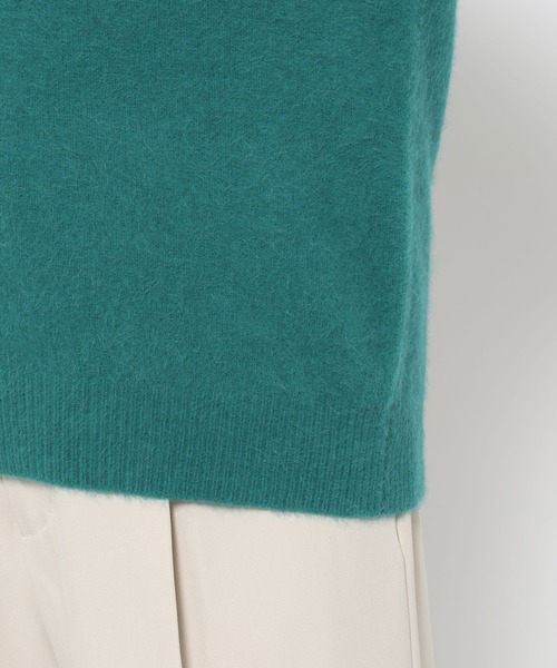 mysty woman（ミスティウーマン）の「フォックスウールMIXニット　622026（ニット/セーター・レディース・ホワイト系その他/グリーン/ブラック/グレー・FREE）」の17枚目の写真
