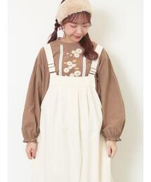 Samansa Mos2 | 【WEB限定】花柄刺繍ブラウス(シャツ/ブラウス)