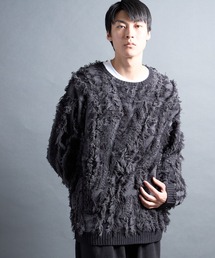 COMMON WARE | PF:FRINGE CREW NECK KNIT/フリンジグランジニット(ニット/セーター)