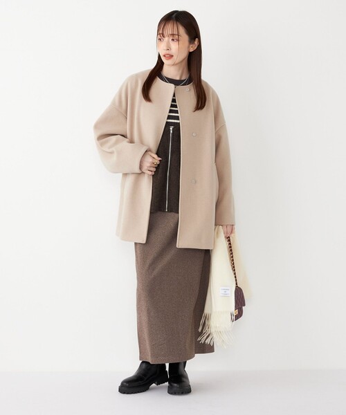 RALF HANDSCHUCH ノーカラーコート RALF HANDSCHUCH ノーカラーコート