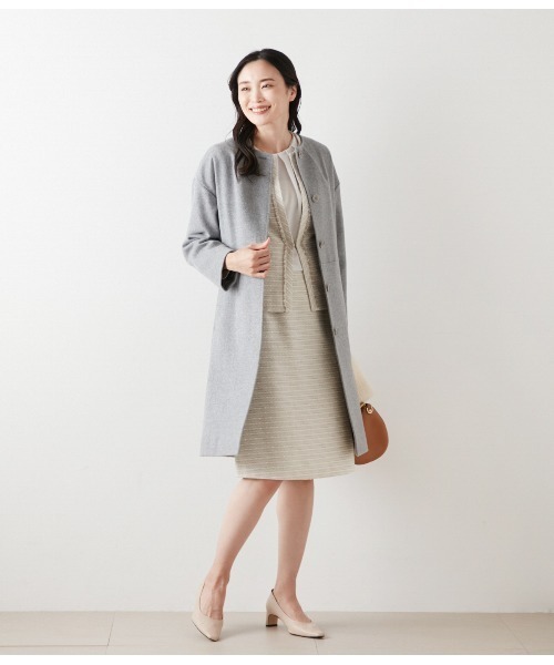 NEWYORKER（ニューヨーカー）の「ファンシーツィード Aラインスカート（スカート・レディース・アイボリー/ネイビー・11号/9号）」の13枚目の写真