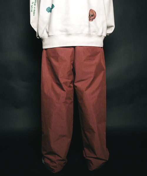 Subciety（サブサエティ）の「Graph check pants（その他パンツ・メンズ・ブラック/ホワイト/バーガンディー・SMALL/MEDIUM/LARGE/X-LARGE）」の19枚目の写真