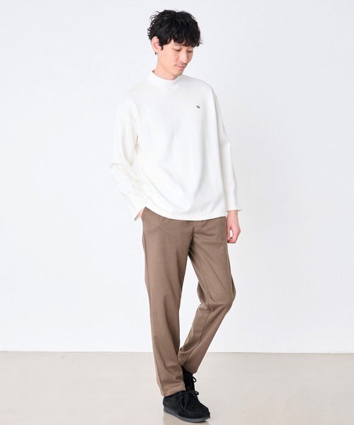 Arnold Palmer(アーノルドパーマー)の「シルキーダンボールニット シェア ロゴプルオーバー(Tシャツ/カットソー・レディース・ホワイト/モスグリーン/レンガ/ブラック・L/M/S/LL/XS)」の22枚目の写真