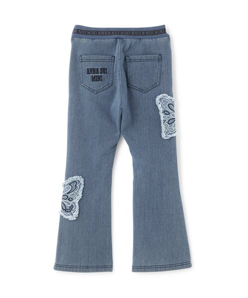 あったか】スタイルアップ蝶フレアパンツ（その他パンツ）｜ANNA SUI