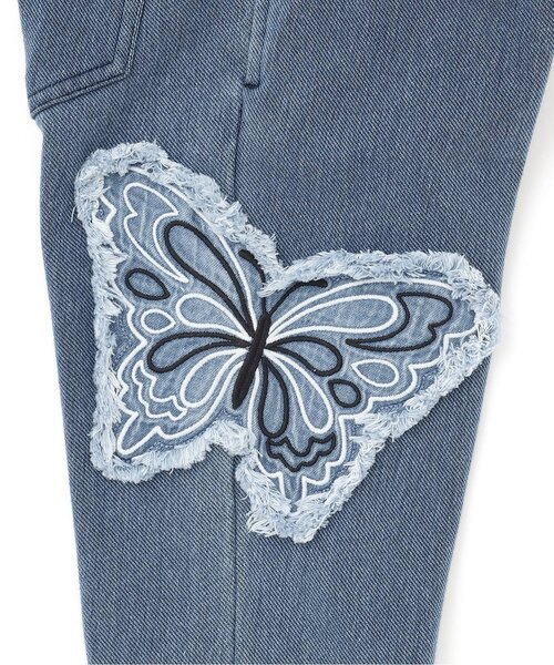 あったか】スタイルアップ蝶フレアパンツ（その他パンツ）｜ANNA SUI