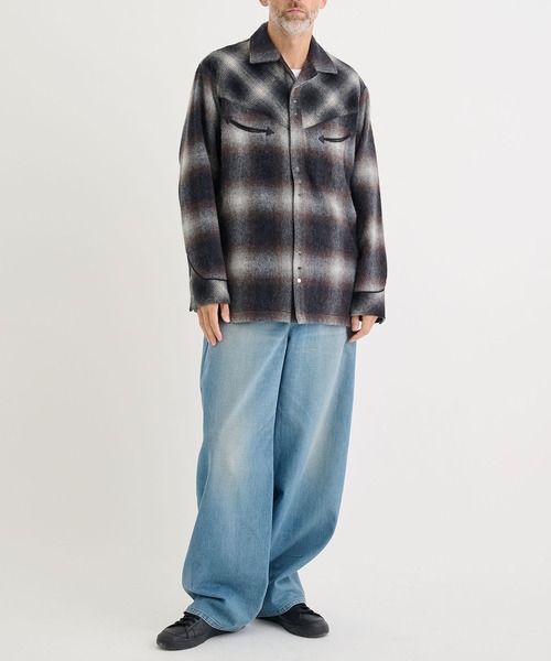 TANAKA(タナカ)の「【TANAKA/タナカ】別注WESTERN SHIRT JACKET(ブルゾン・メンズ・チェック・L/M/S)」の2枚目の写真