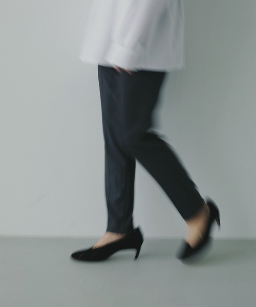 AJUGA.（アジュガ）の「ストレッチテーパードパンツ（スラックス・レディース・ブラック/グレー・S/M）」の13枚目の写真