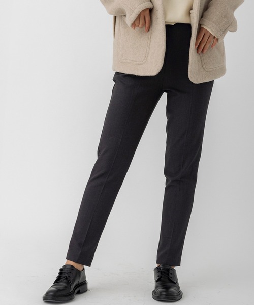 AJUGA.（アジュガ）の「ストレッチテーパードパンツ（スラックス・レディース・ブラック/グレー・S/M）」の15枚目の写真