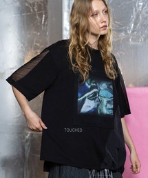 メタリックプリントビッグTシャツ