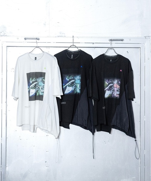 AULA AILA(アウラアイラ)の「メタリックプリントビッグTシャツ(Tシャツ/カットソー・レディース・オフホワイト/グリーン/ピンク・0)」の13枚目の写真