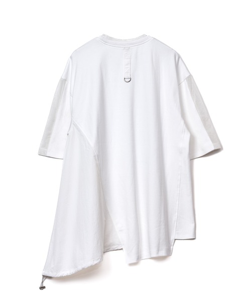 AULA AILA(アウラアイラ)の「メタリックプリントビッグTシャツ(Tシャツ/カットソー・レディース・オフホワイト/グリーン/ピンク・0)」の7枚目の写真