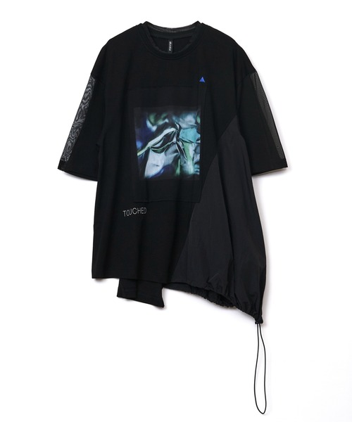 AULA AILA(アウラアイラ)の「メタリックプリントビッグTシャツ(Tシャツ/カットソー・レディース・オフホワイト/グリーン/ピンク・0)」の9枚目の写真