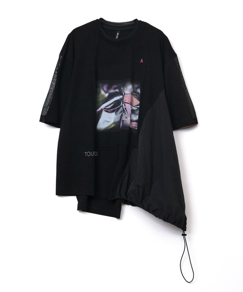 AULA AILA(アウラアイラ)の「メタリックプリントビッグTシャツ(Tシャツ/カットソー・レディース・オフホワイト/グリーン/ピンク・0)」の11枚目の写真