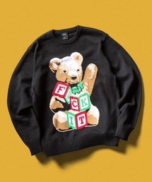 GIFT BEAR INTARSIA SWEATER
