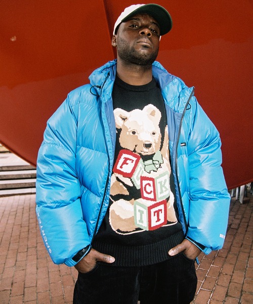 HUF ハフ　SONG INTARSIA SWEATER ニット　セーター　M Song Intarsia Sweater – HUF Worldwide