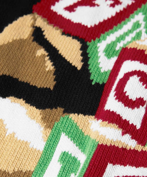 HUF(ハフ)の「GIFT BEAR INTARSIA SWEATER(ニット/セーター・メンズ・ブラック/オフホワイト・S/M/L/XL)」の14枚目の写真