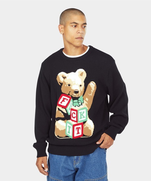 GIFT BEAR INTARSIA SWEATER（ニット/セーター）｜HUF（ハフ）の