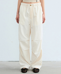 MINIMAL PARACHUTE PANTS_CREAM