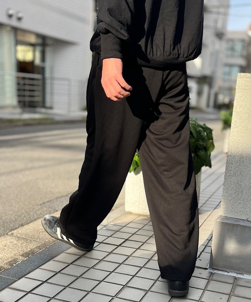 yield(イールド)の「【yield select】ワイドシルエット スタイルアップ スウェットパンツ N25AW(スウェットパンツ・メンズ・ブラック/アッシュグレー・L/M/XL/XXL)」の19枚目の写真