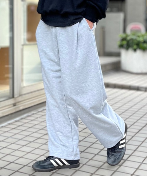 yield(イールド)の「【yield select】ワイドシルエット スタイルアップ スウェットパンツ N25AW(スウェットパンツ・メンズ・ブラック/アッシュグレー・L/M/XL/XXL)」の9枚目の写真