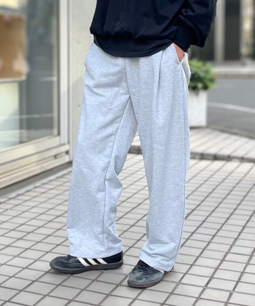 yield(イールド)の「【yield select】ワイドシルエット スタイルアップ スウェットパンツ N25AW(スウェットパンツ・メンズ・ブラック/アッシュグレー・L/M/XL/XXL)」の10枚目の写真