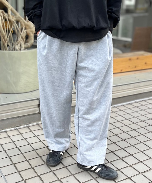 yield(イールド)の「【yield select】ワイドシルエット スタイルアップ スウェットパンツ N25AW(スウェットパンツ・メンズ・ブラック/アッシュグレー・L/M/XL/XXL)」の4枚目の写真