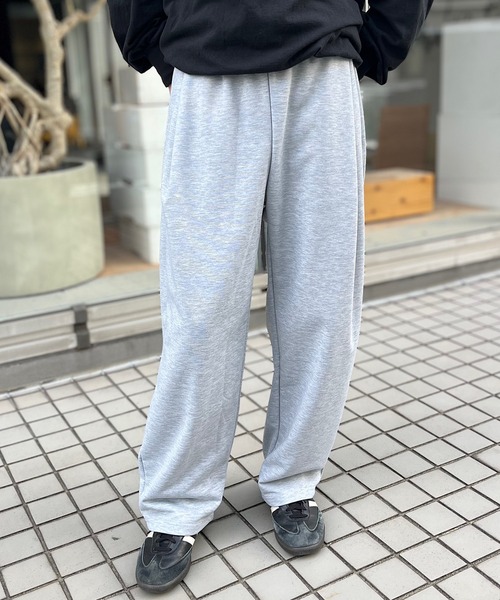 yield(イールド)の「【yield select】ワイドシルエット スタイルアップ スウェットパンツ N25AW(スウェットパンツ・メンズ・ブラック/アッシュグレー・L/M/XL/XXL)」の5枚目の写真