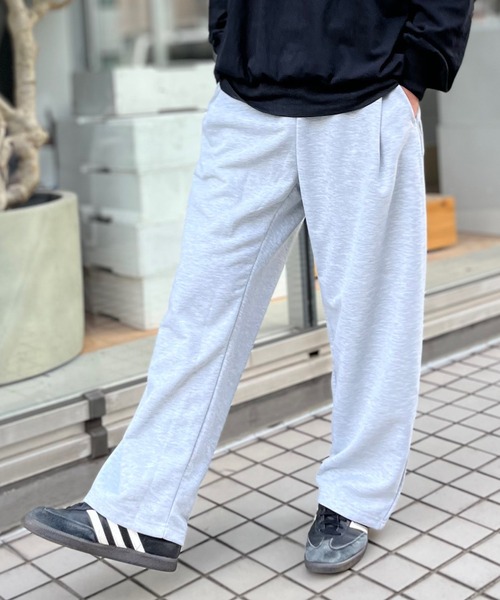 yield(イールド)の「【yield select】ワイドシルエット スタイルアップ スウェットパンツ N25AW(スウェットパンツ・メンズ・ブラック/アッシュグレー・L/M/XL/XXL)」の8枚目の写真