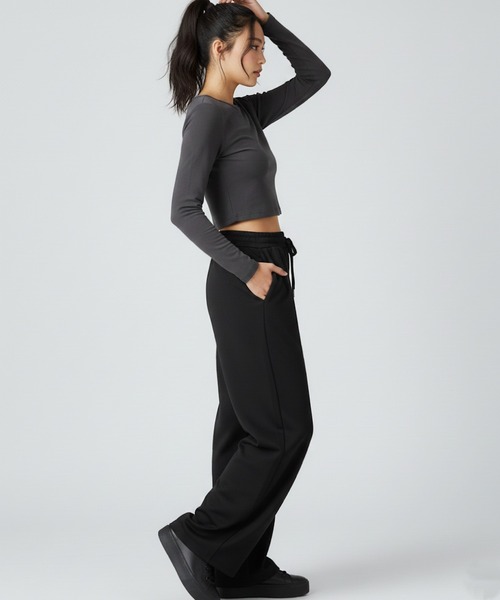 yield(イールド)の「【yield select】ワイドシルエット スタイルアップ スウェットパンツ N25AW(スウェットパンツ・メンズ・ブラック/アッシュグレー・L/M/XL/XXL)」の22枚目の写真