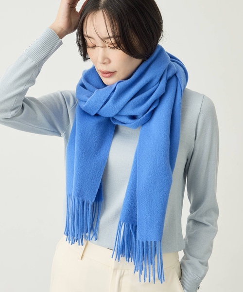 セール】カシミヤミックスマフラー【ウール65％・カシミヤ35